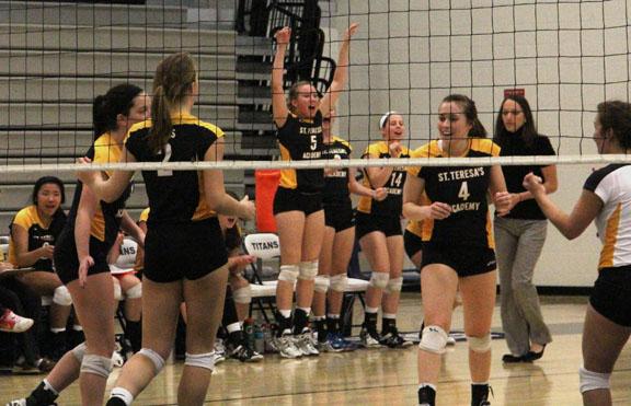 Volleyball team places second at sectionals