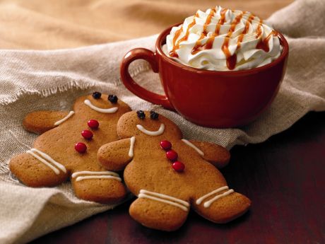 Paneras new Gingerbread Man Cookies and Gingerbread Latte