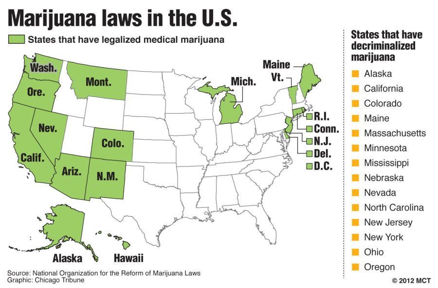 Marijuana laws in the U.S.