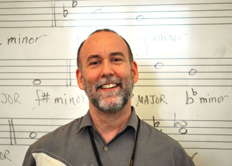 Steve Perry the new music and choir teacher. 