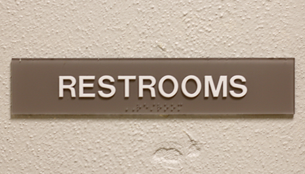 The topic of restroom usage is a largely debated topic amongst the transgender community; many advocates are working towards establishing more gender inclusive bathrooms. photo by Alex Davis