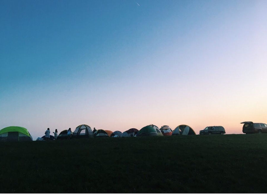 The+sun+sets+on+the+senior+campout.+photo+courtesy+of+Molly+Winkler