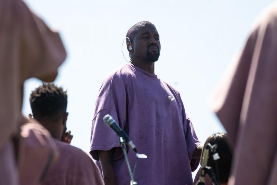 Kanye West hosting Sunday Services. Photo courtesy of Tribune News Services 