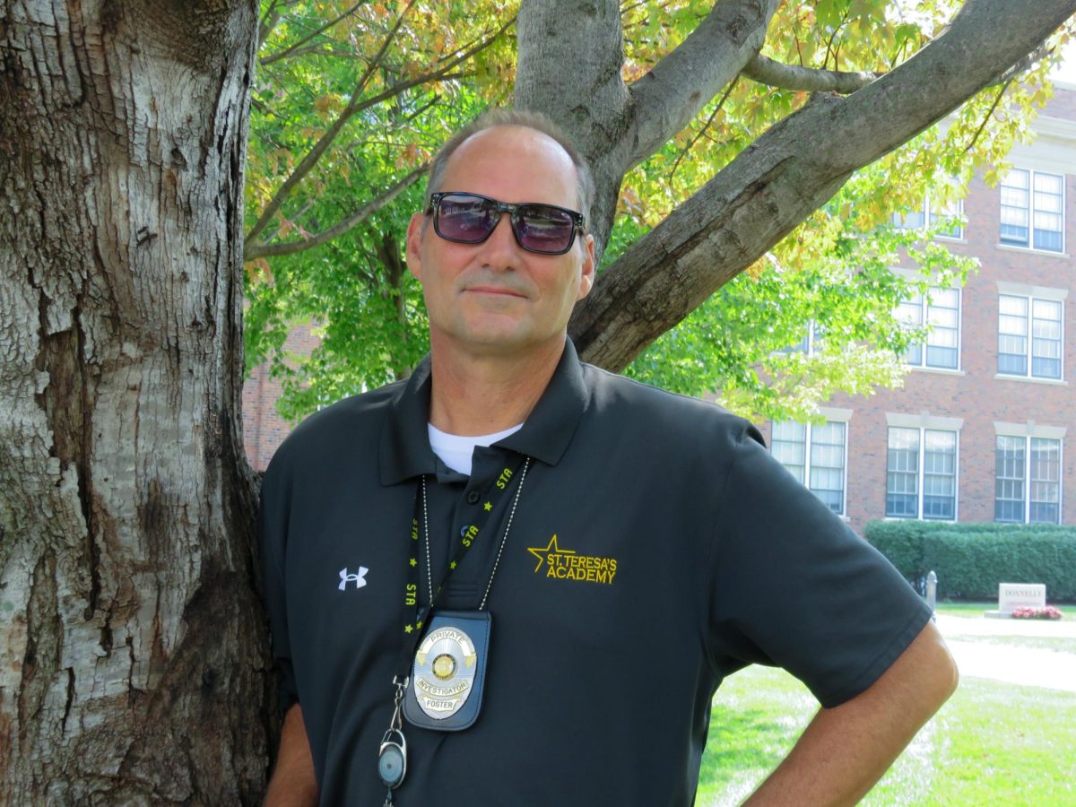 Mike Foster stands outside on campus ready to help students with any security need Sept. 9 